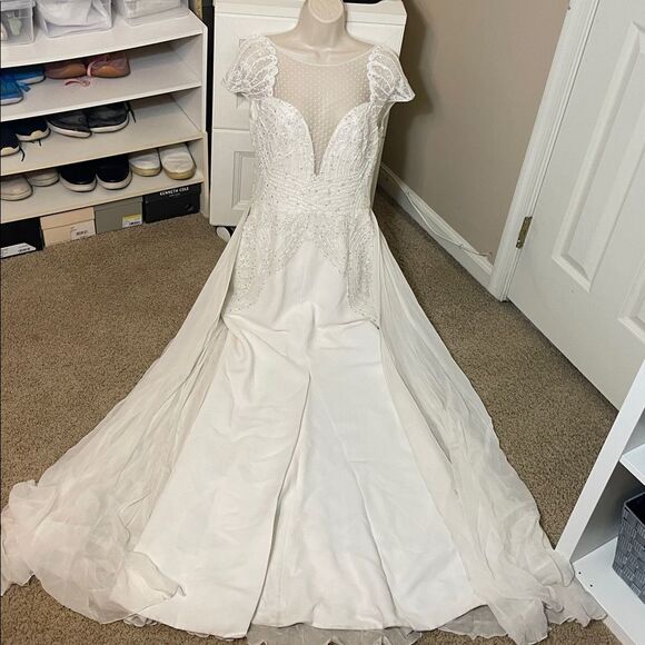 Zuhair Murad White Maxi Dress NWOT - Picture 9 of 11